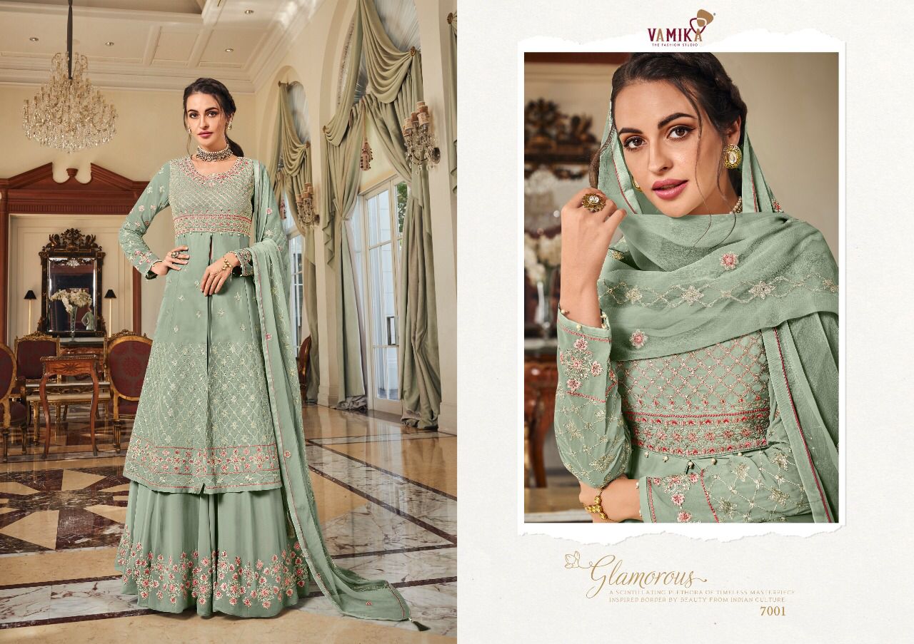 Vamika Riyaaz Series Heavy Wedding Wear Fancy Georgette Designer Collection